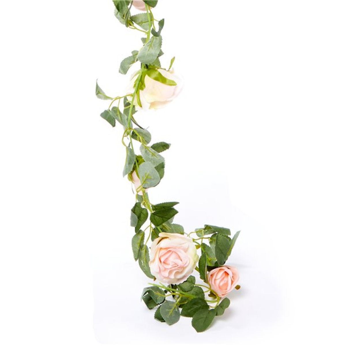 Light Pink Rose Garland - 1.75m