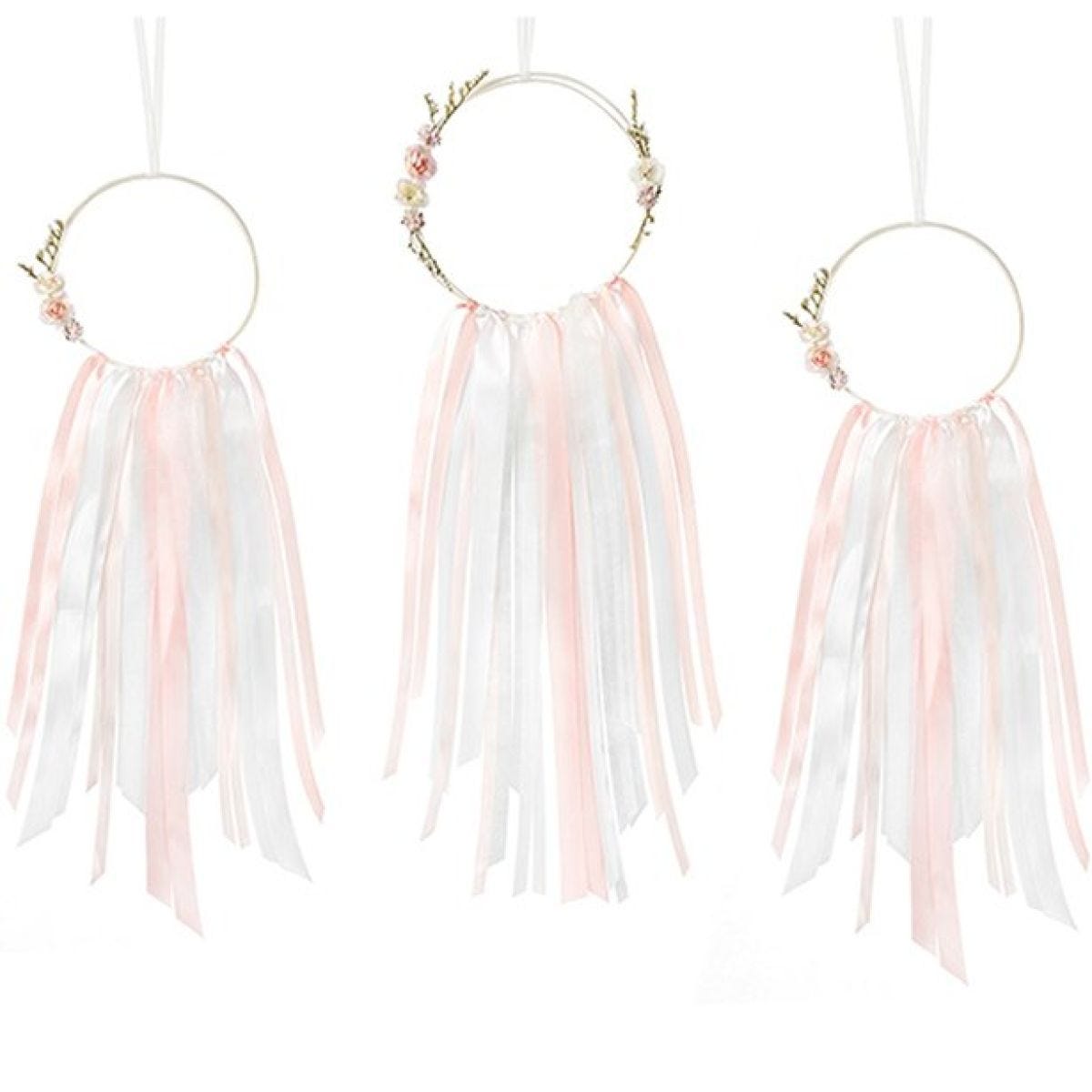 Pink Dream Catcher Decorations (3pk)