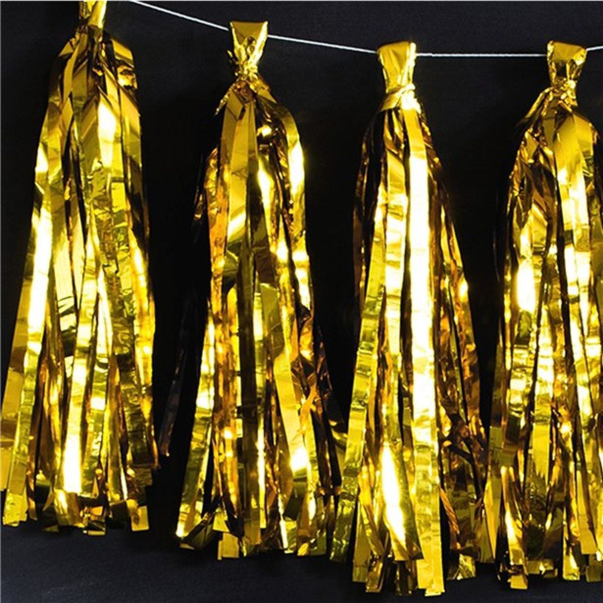 Gold Tassel Garland Decoration - 1.5m