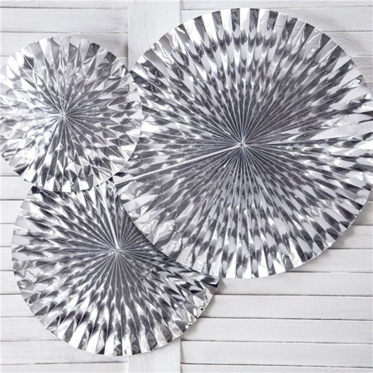 Silver Fans (3pk)