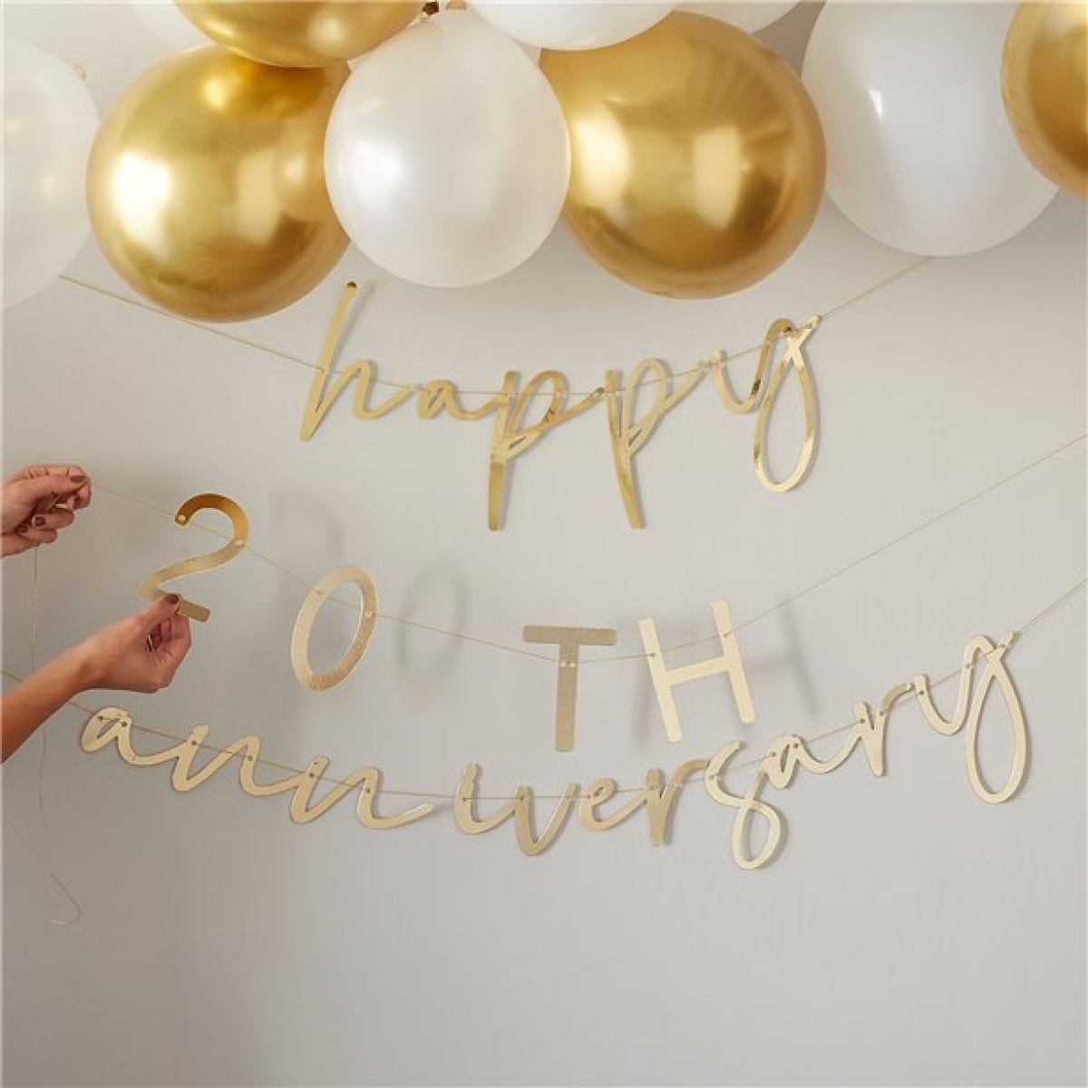 Anniversary Gold Customisable Bunting