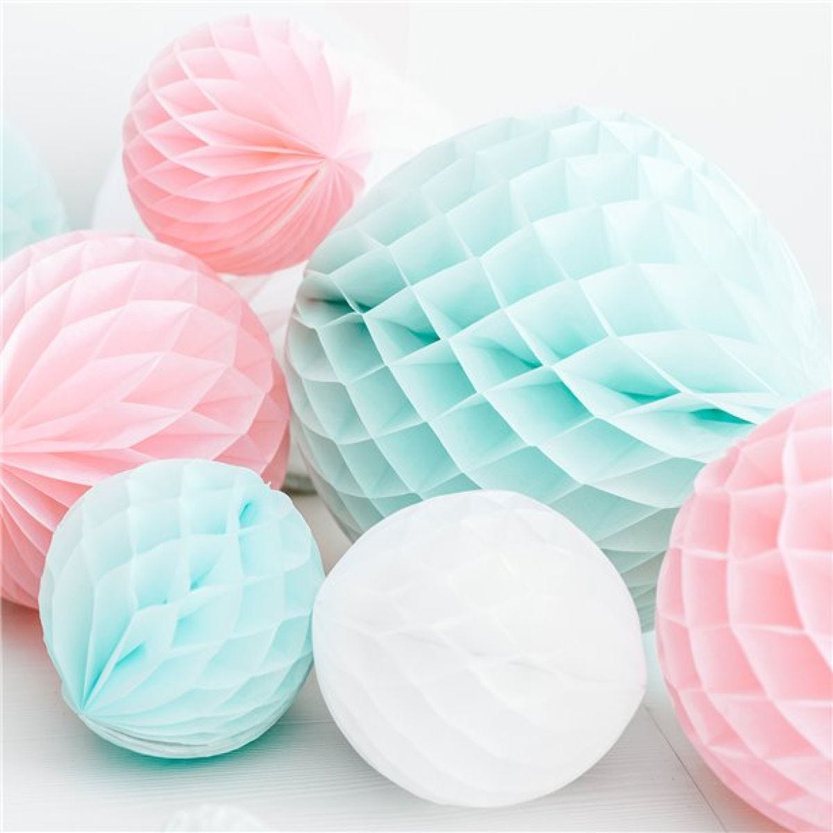 Mint Green Honeycomb Ball Decoration - 20cm