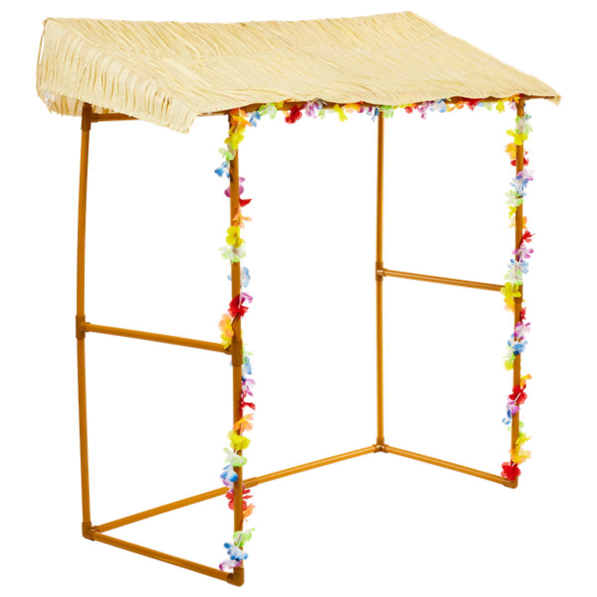 Tiki Bar Hut Frame - 1.4m Hawaiian Decoration