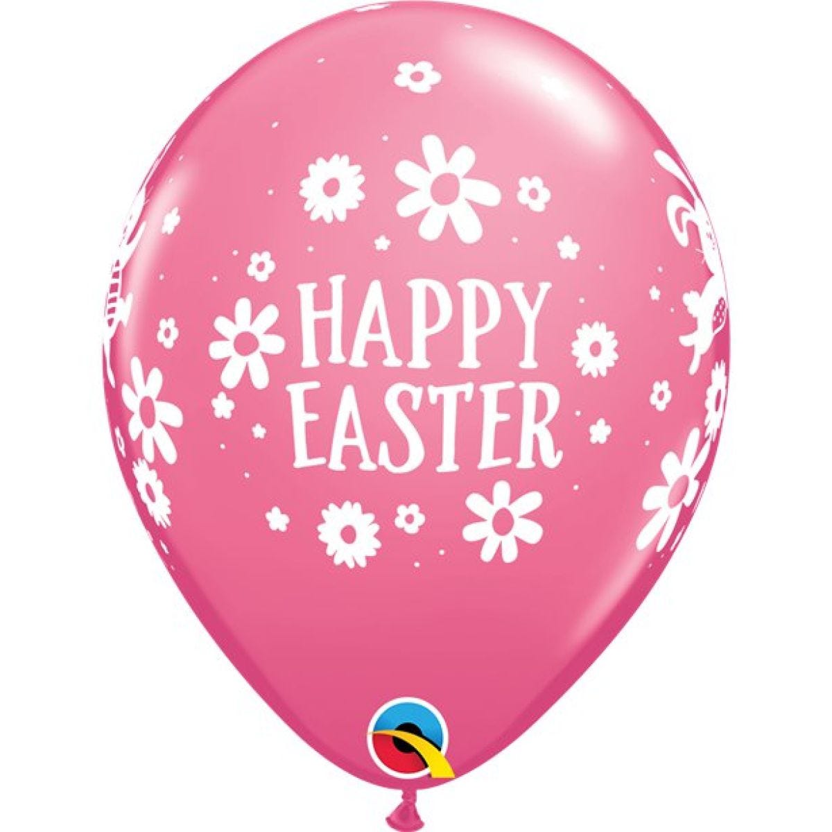 Happy Easter Balloons - 12" Latex (25pk)