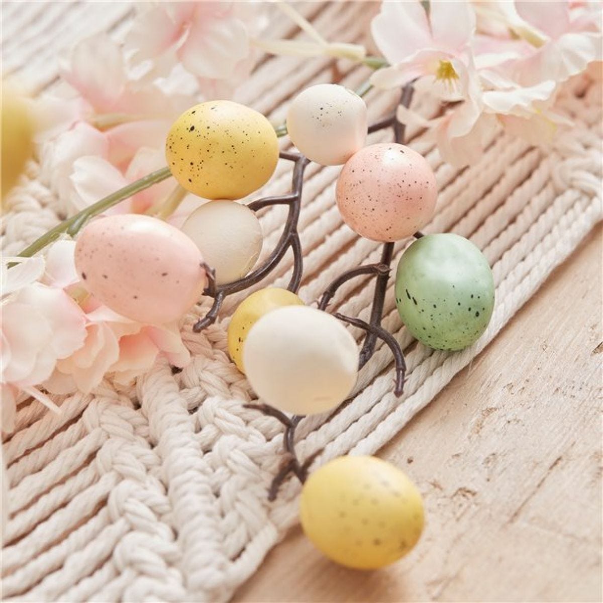 Egg Decorated Tree Stems (5pk)