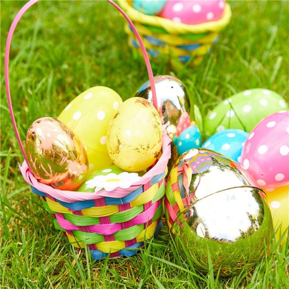 Easter Fillable Golden Egg - 10cm