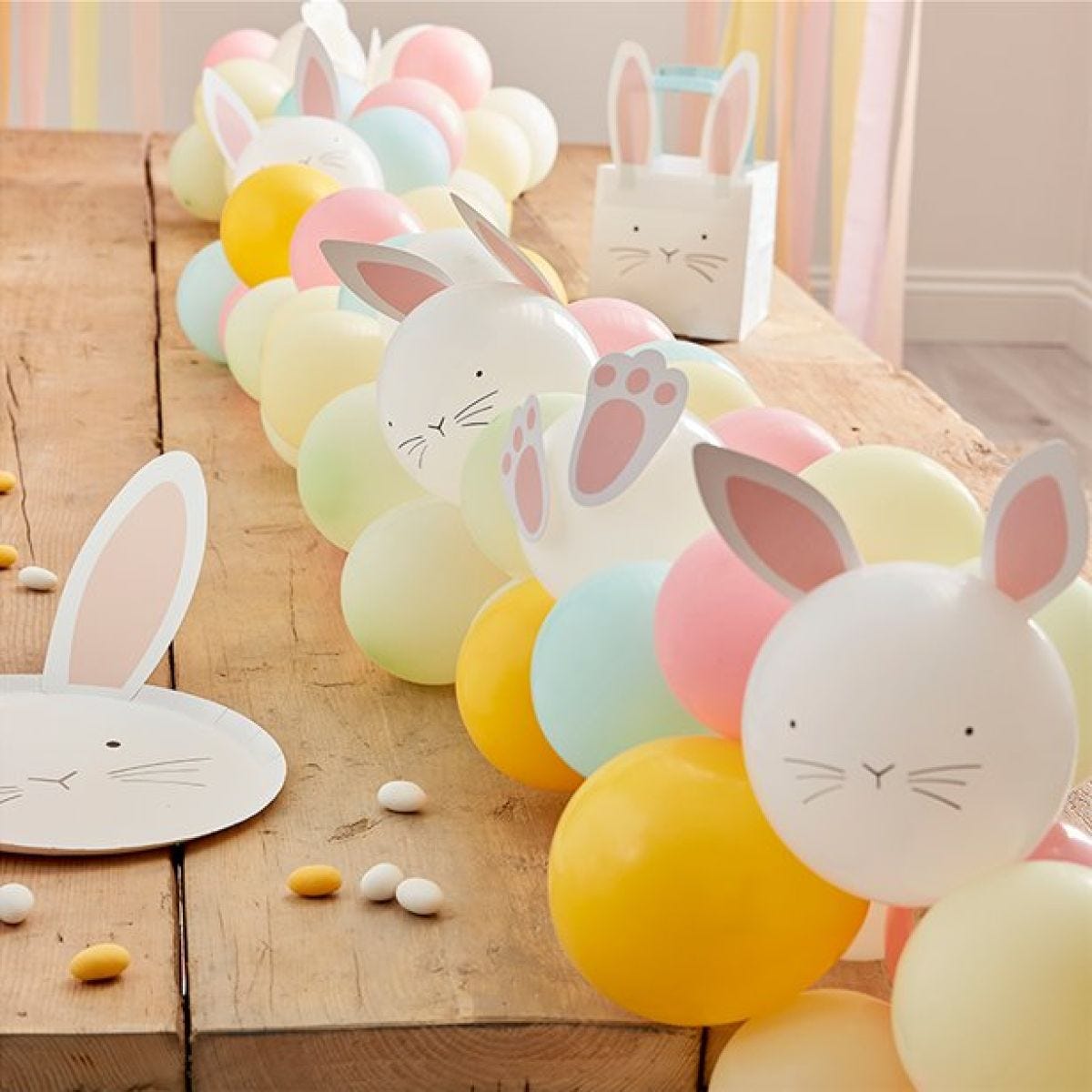 Balloons & Bunnies Table Runner