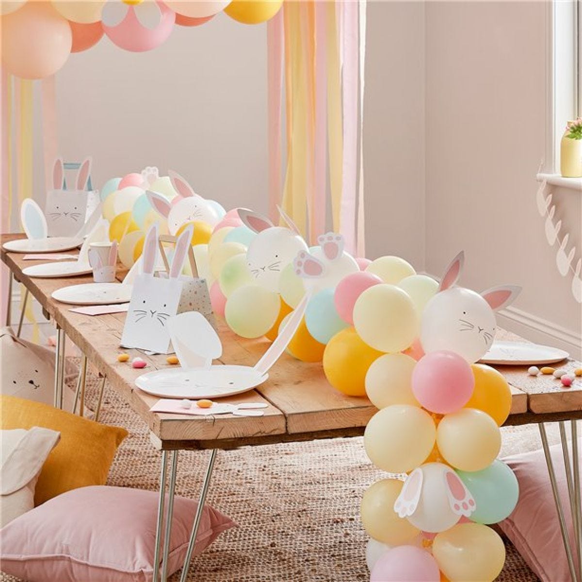 Balloons & Bunnies Table Runner