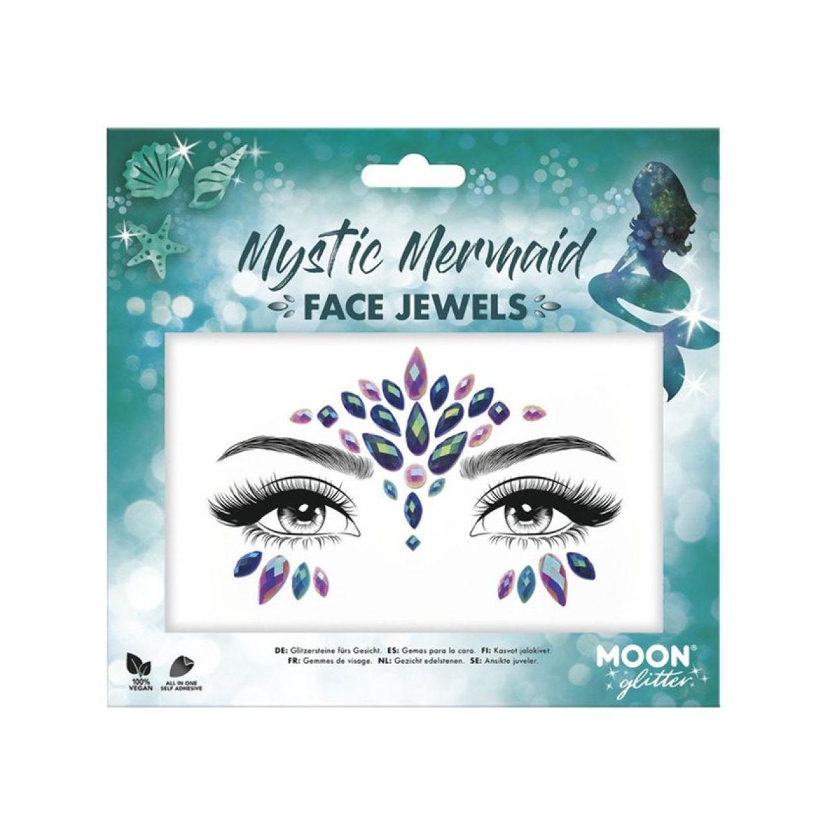 Mystic Mermaid Face Gems