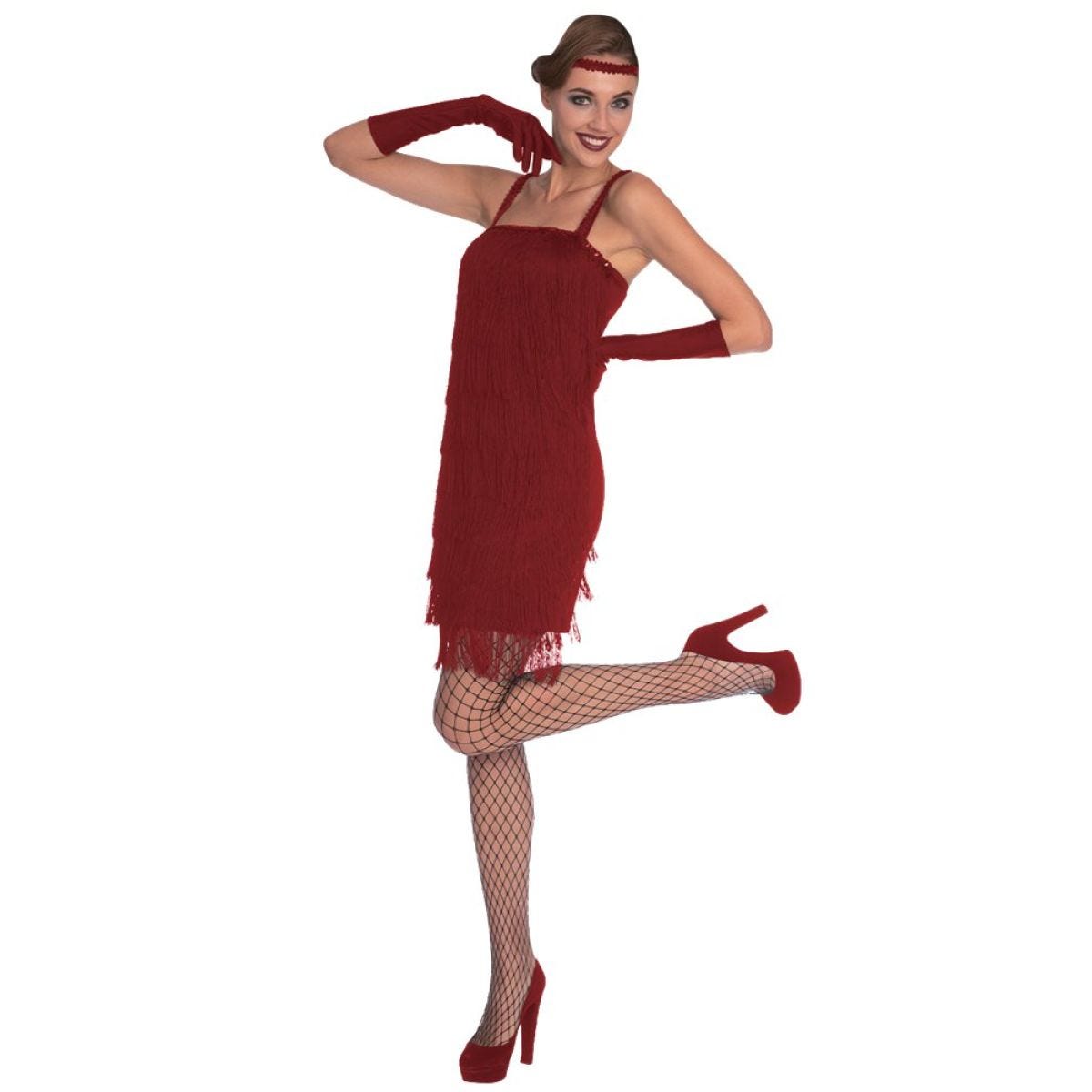 Red Flapper - Adult Costume