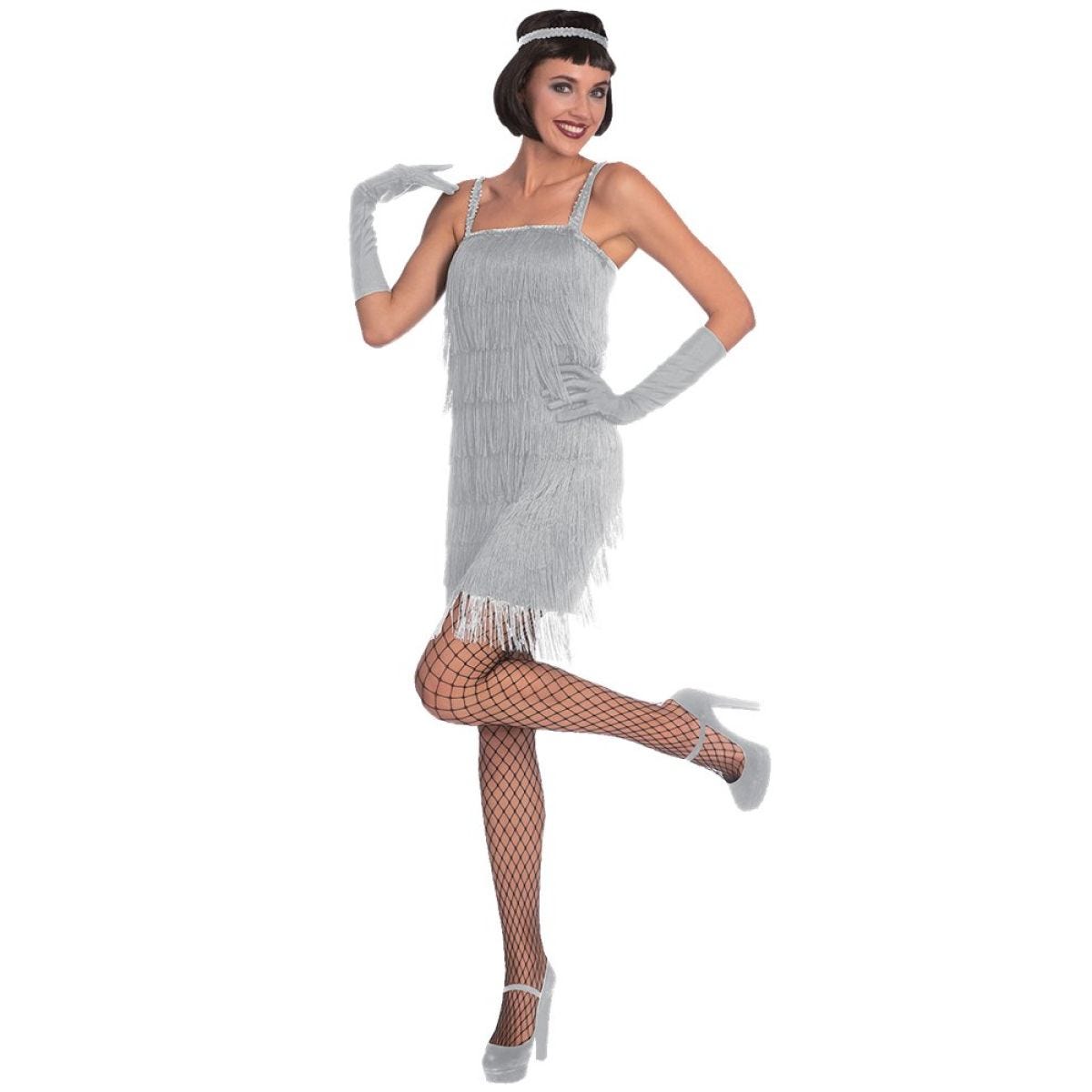 Silver Flapper - Adult Costume