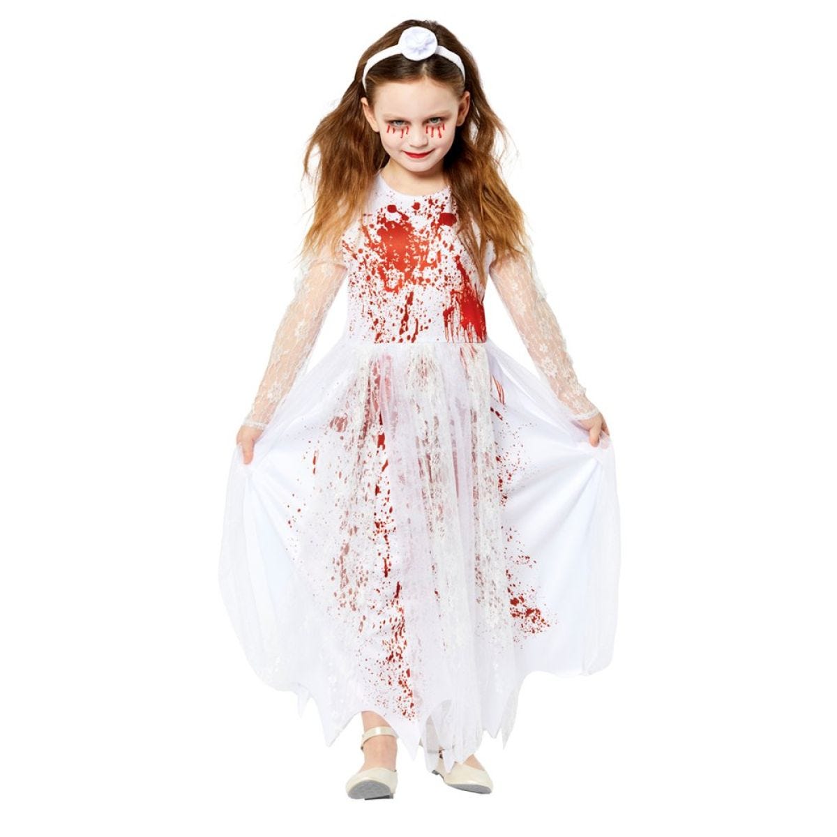 Bloody Bride Dress - Child and Teen Costume