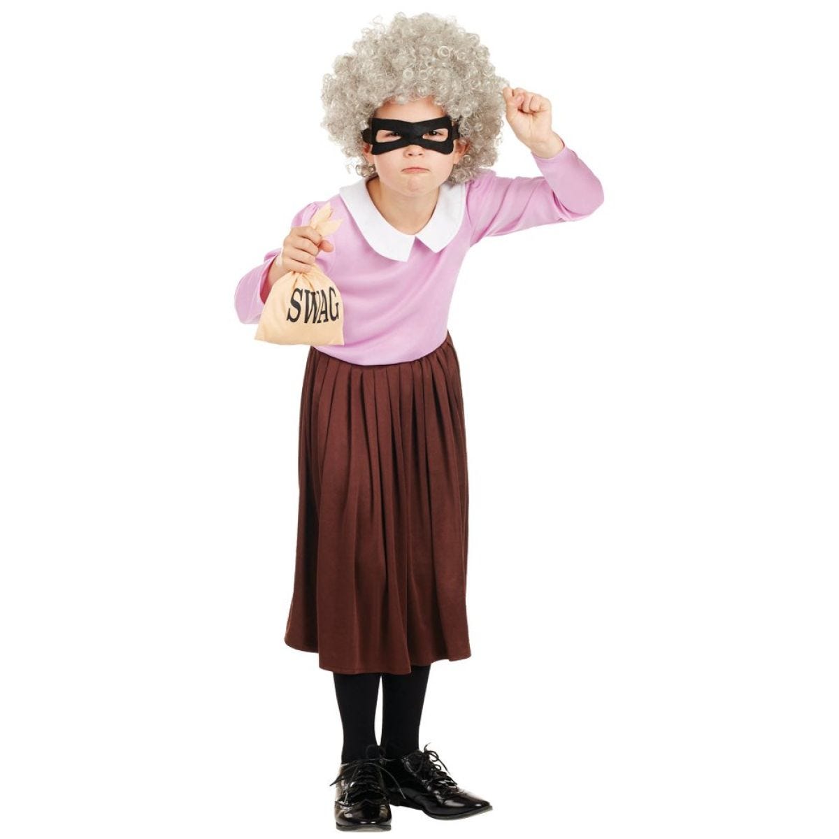 Burglar Granny - Child Costume