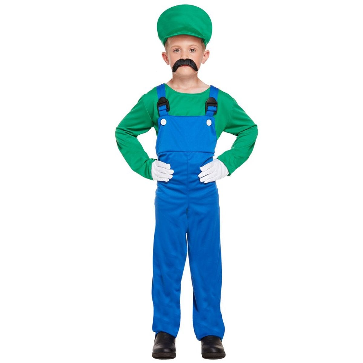 Green Super Plumber - Child Costume