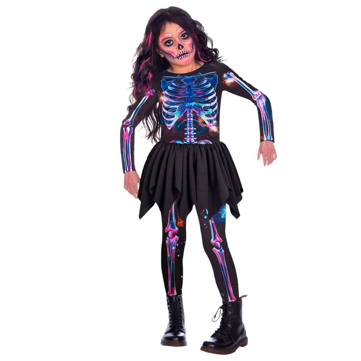 Recycled Skeleton Girl - Toddler and Child Costume