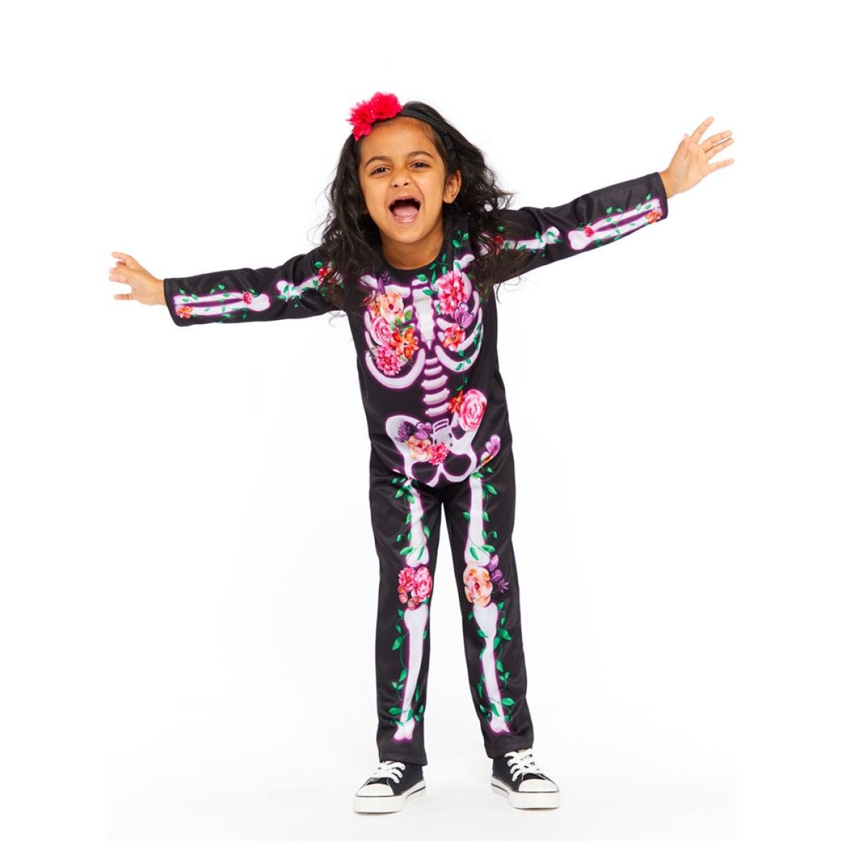 Floral Skeleton - Child Costume