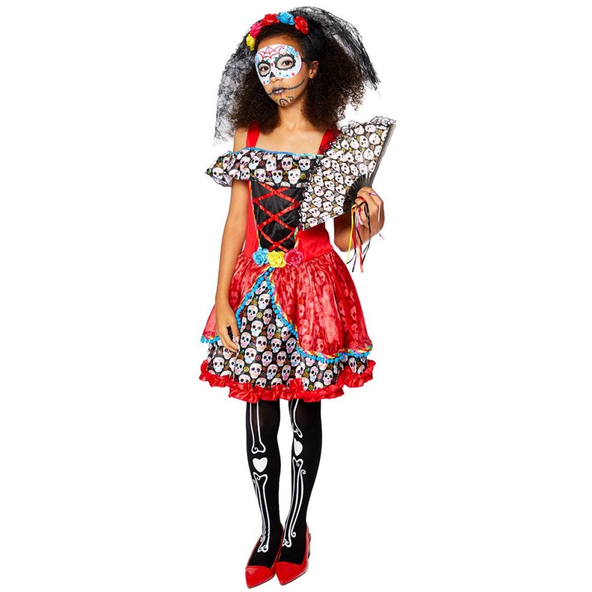 Sugar Skull Senorita - Teen Costume