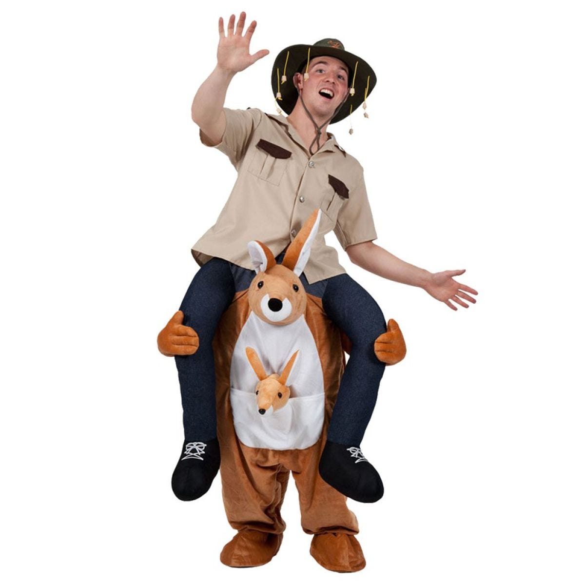 Piggyback Kangaroo - Adult Costume