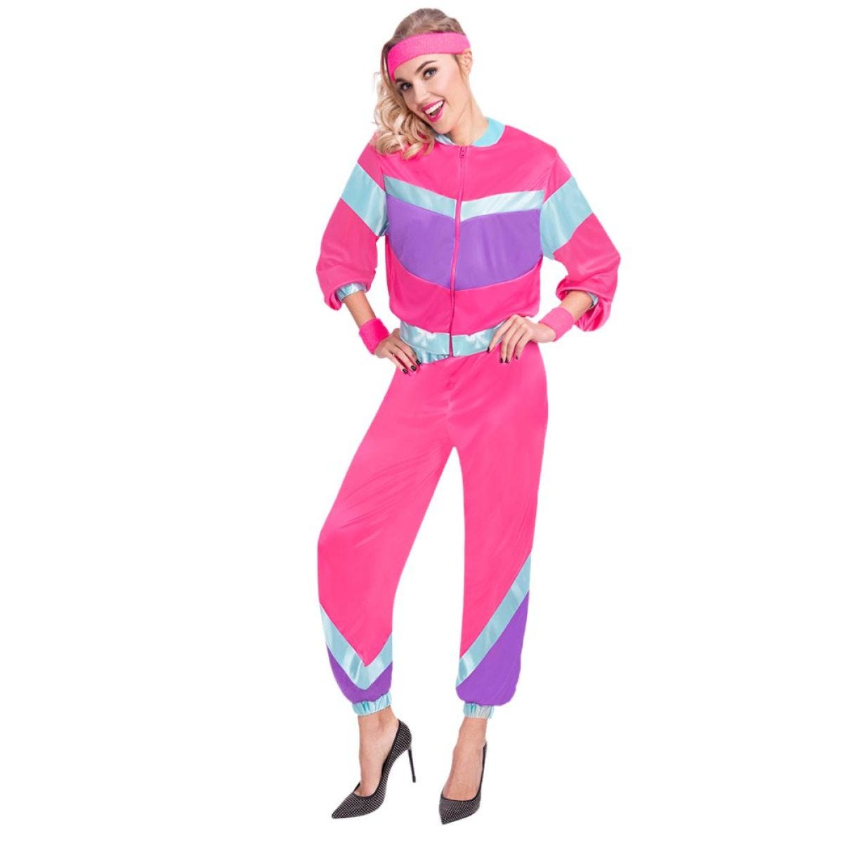 80s Bright Shell Suit - Adult Costume