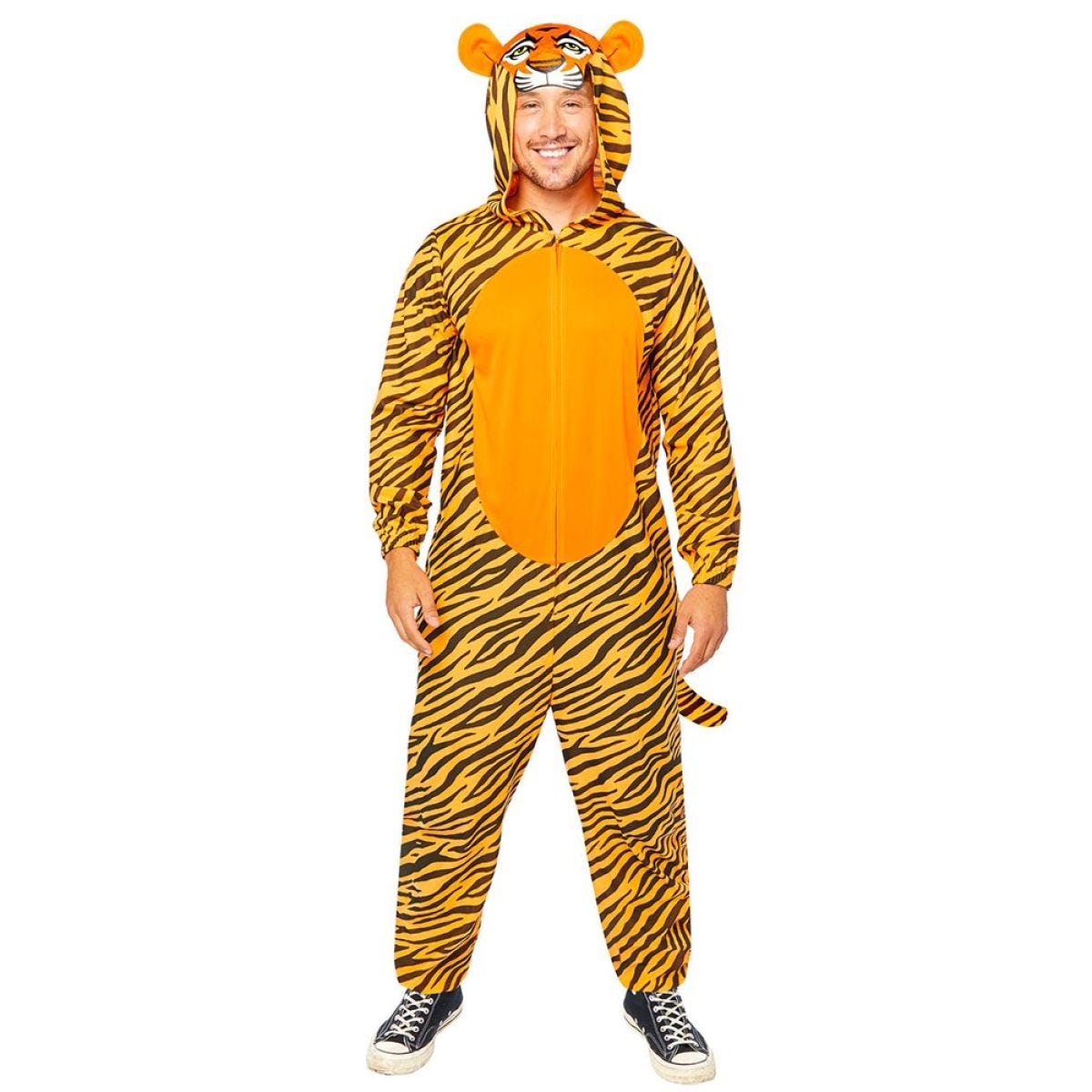 Tiger Onesie - Adult Costume