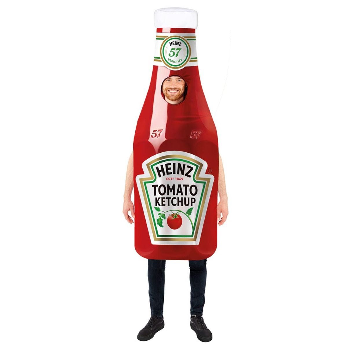 Heinz Ketchup Bottle Costme - Adult Costume