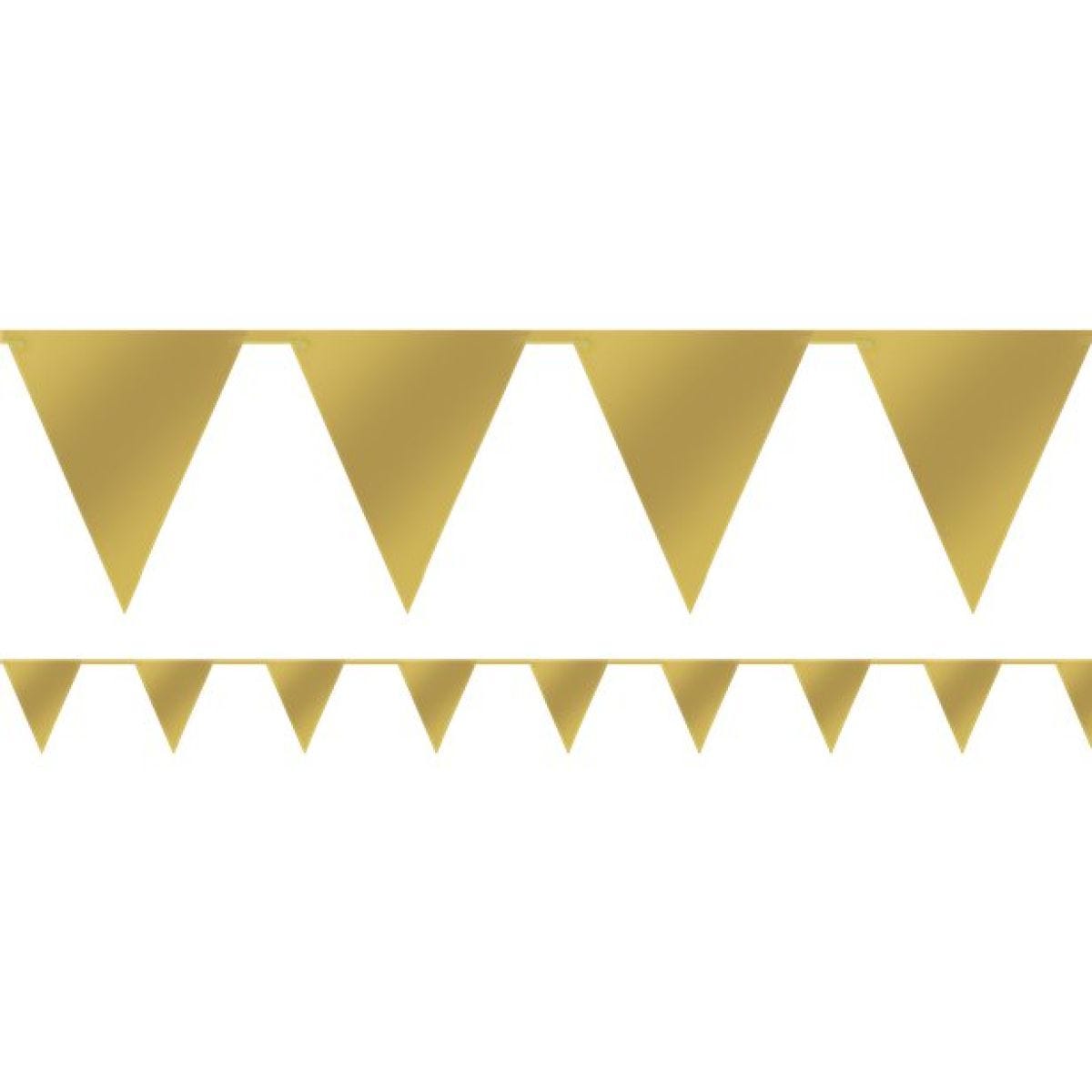 Gold Paper Bunting - 4.5m