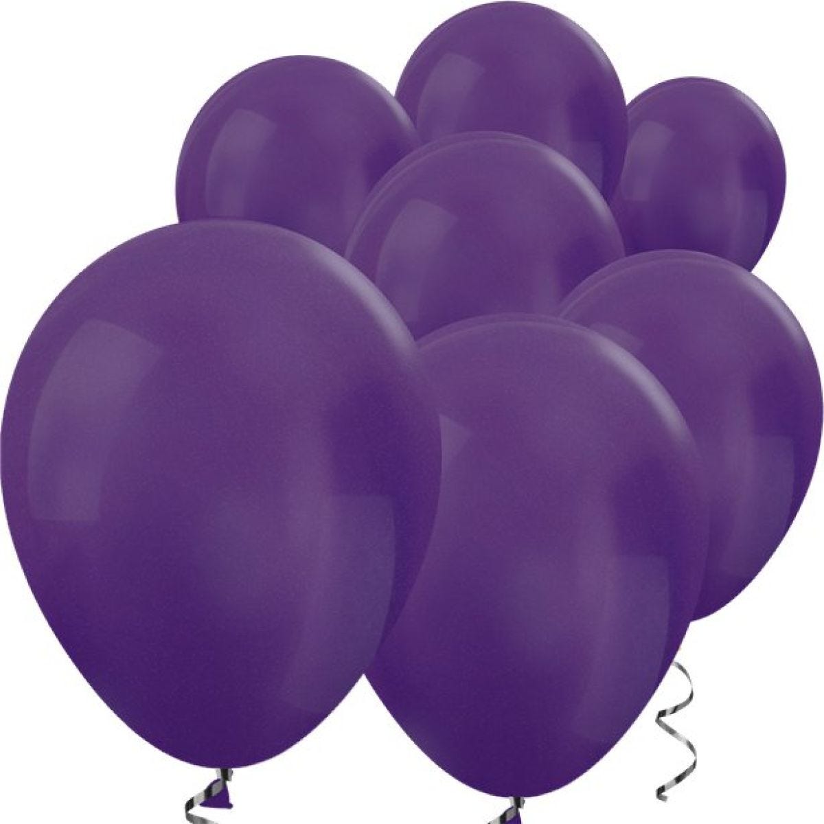 Violet Metallic Mini Balloons - 5" Latex Balloons