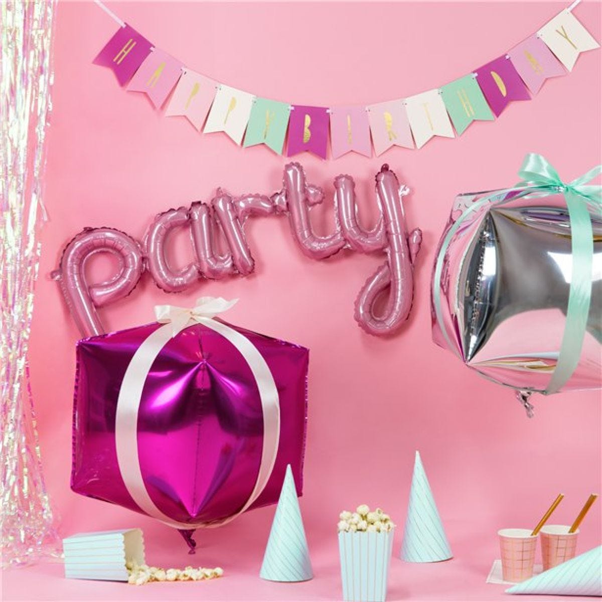 Pink Party Phrase Foil Balloon - 32"