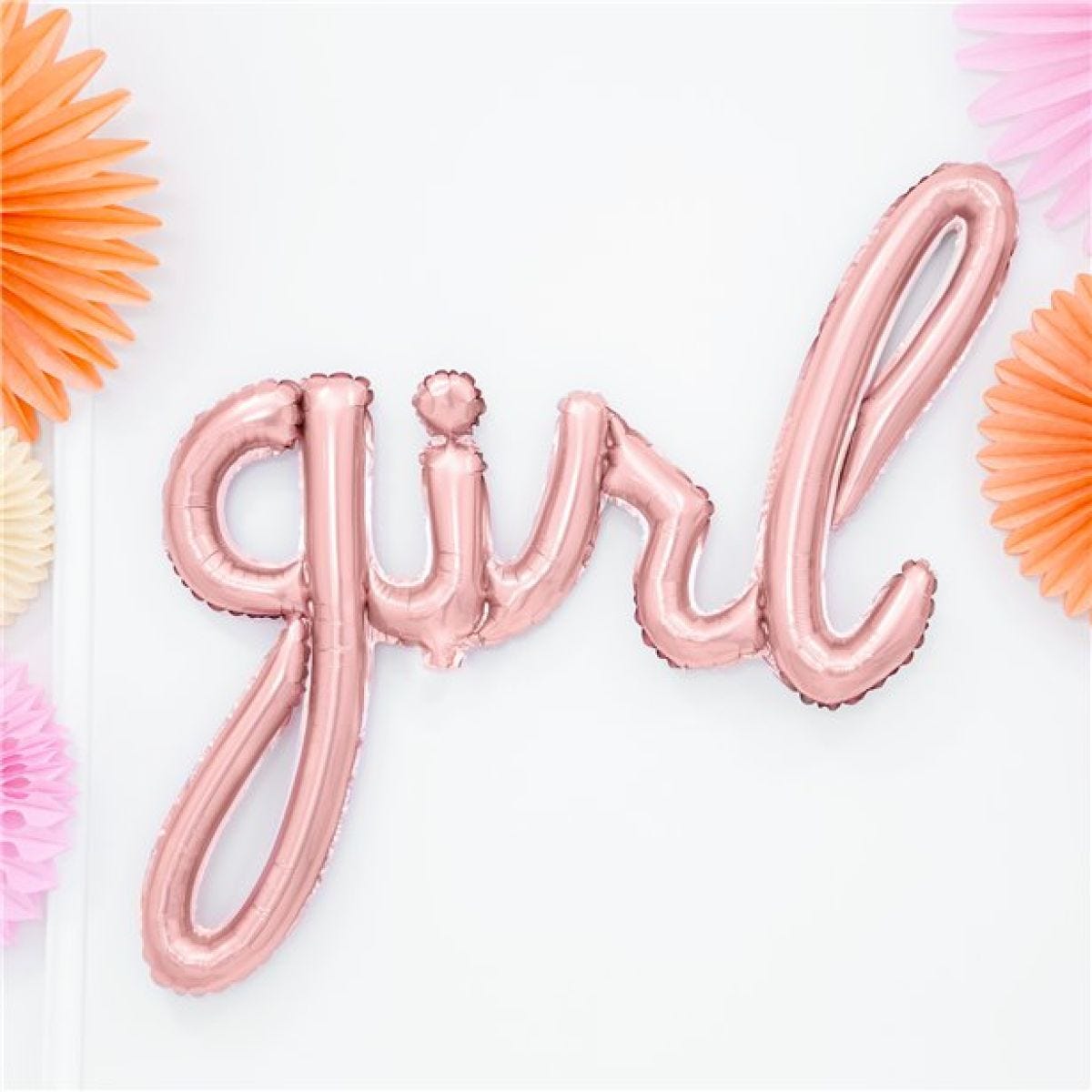 Rose Gold Girl Phrase Balloon - 30" Foil