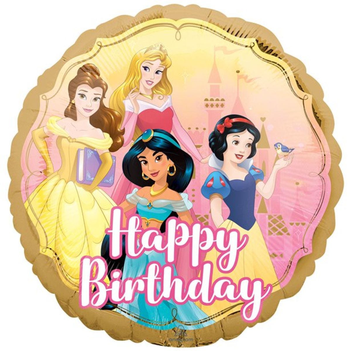 Disney Princess Happy Birthday Foil Balloon - 18"