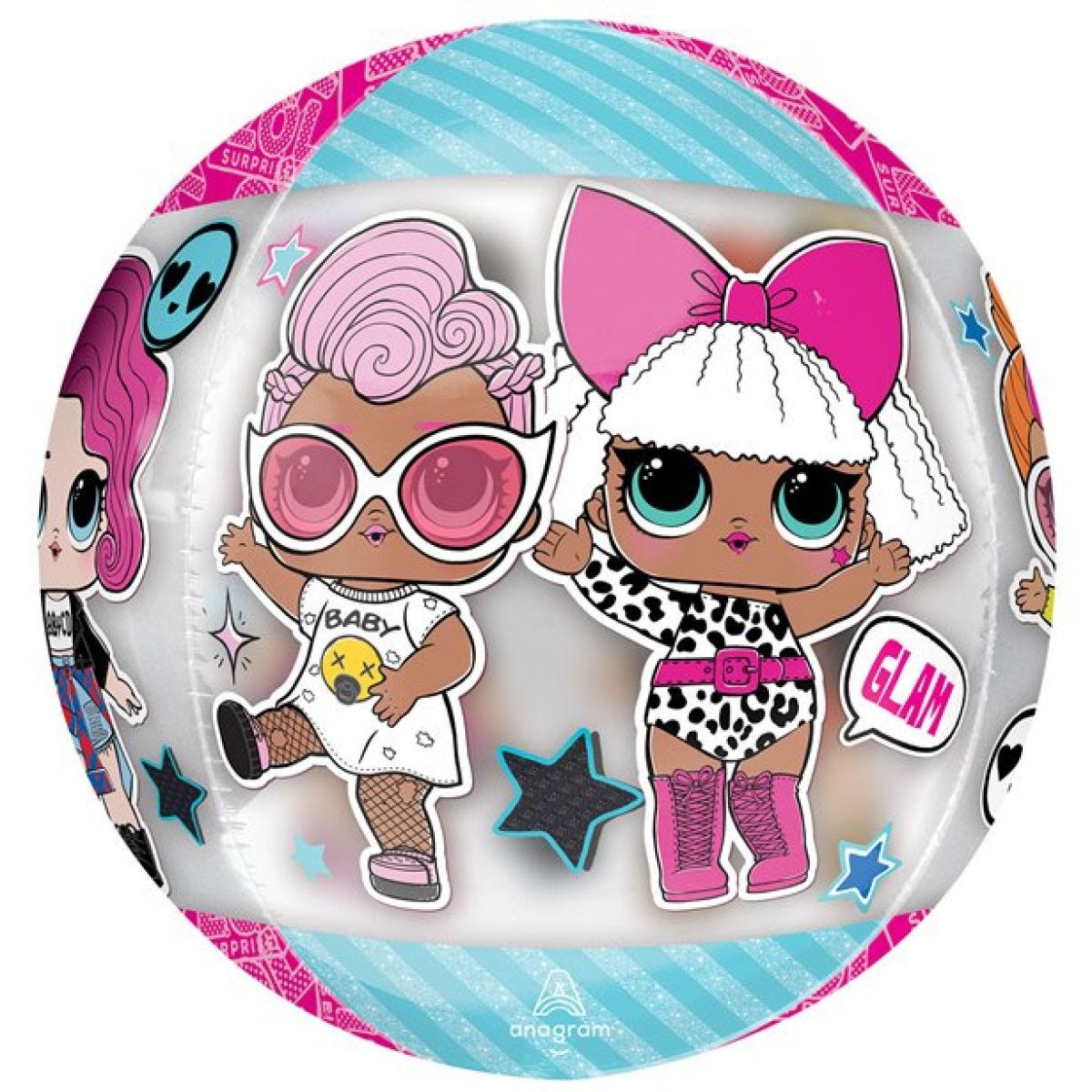 LOL Surprise Glam Diva Orbz Balloon - 15"