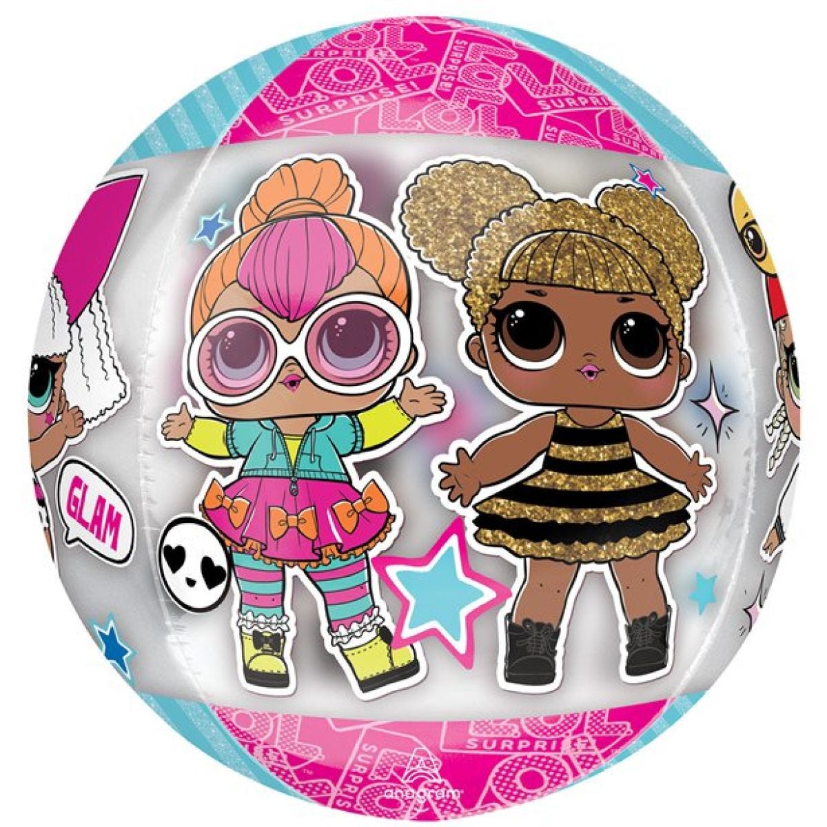 LOL Surprise Glam Diva Orbz Balloon - 15"