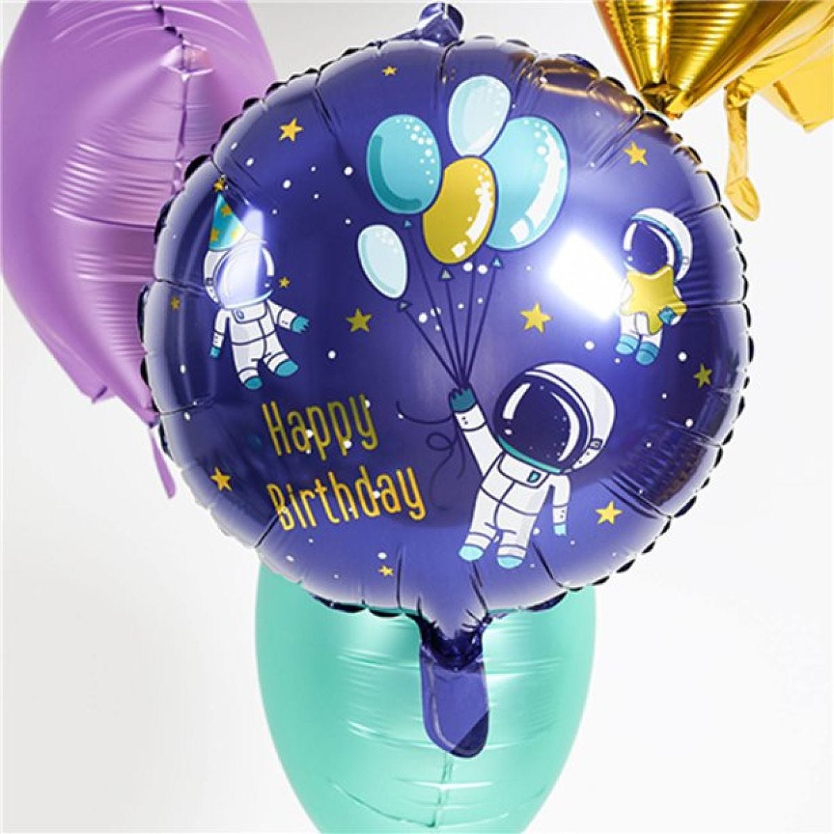 Space Birthday Foil Balloon - 18"