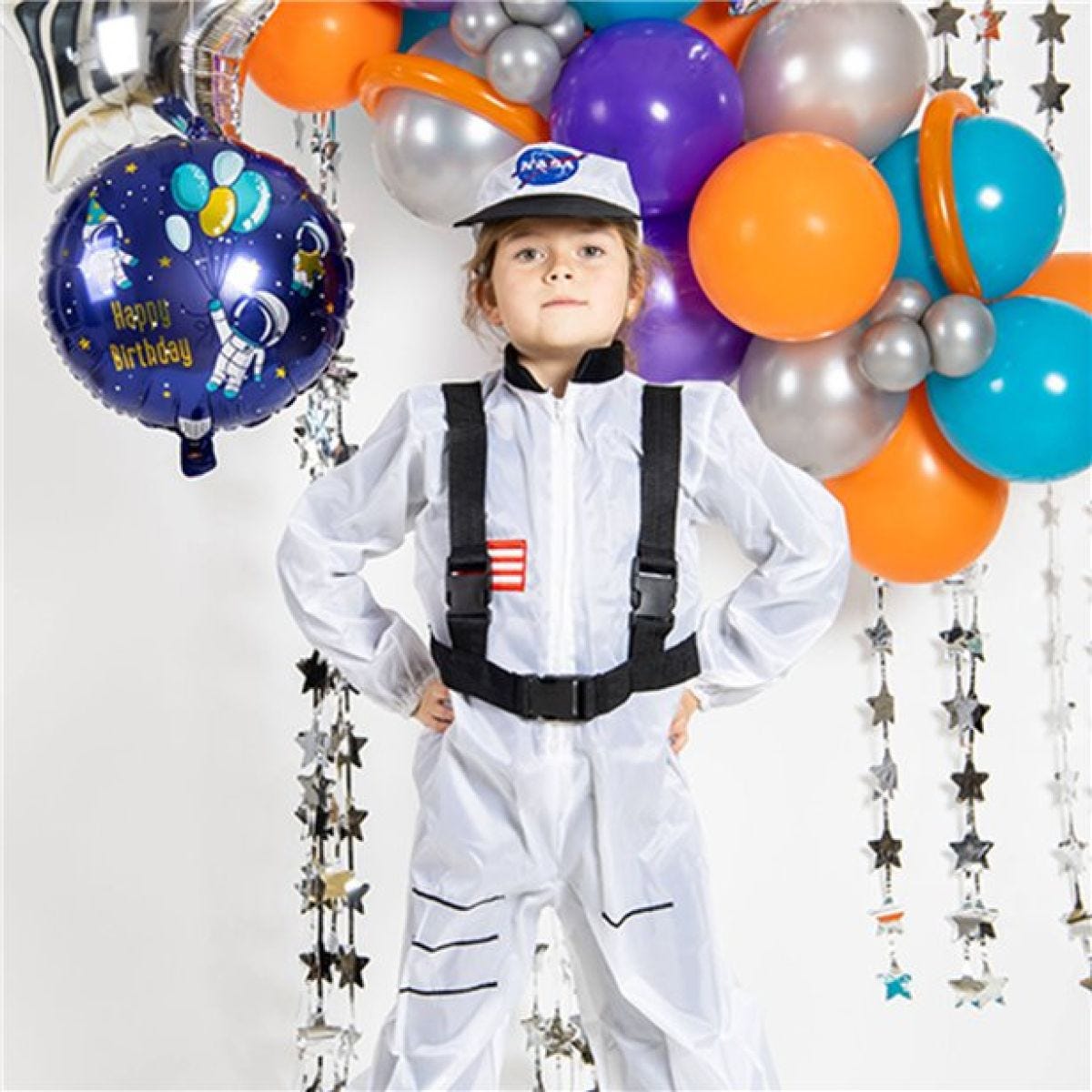 Space Birthday Foil Balloon - 18"