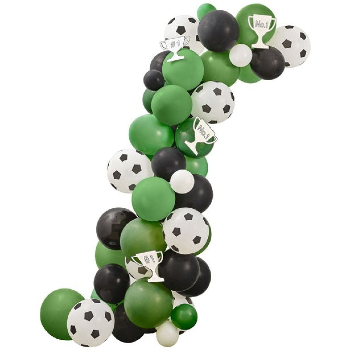 Football Balloon Arch - 70 Balloons