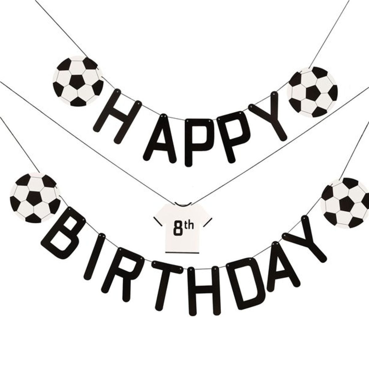 Customisable Football Birthday Bunting