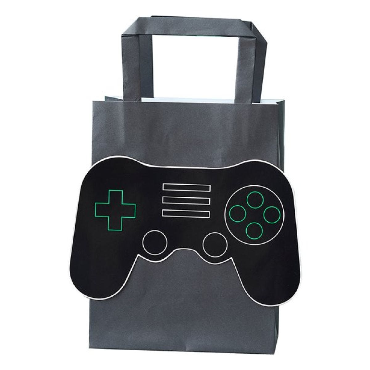 Gamer 3D Controller Eco Party Bags (5pk)