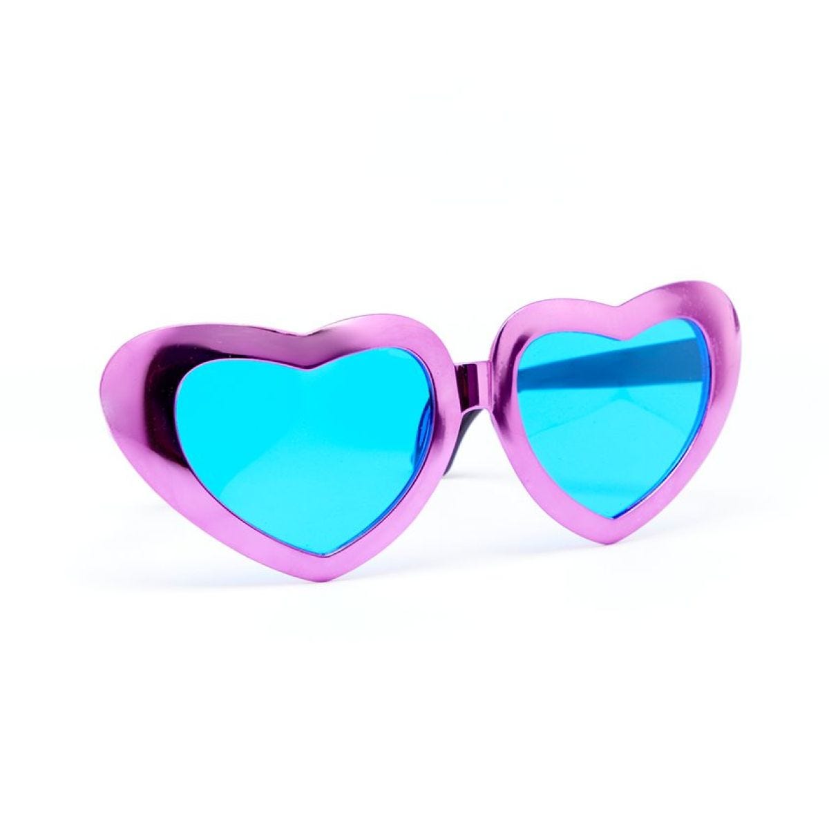 Jumbo Heart Shaped Glasses - Assorted Colours