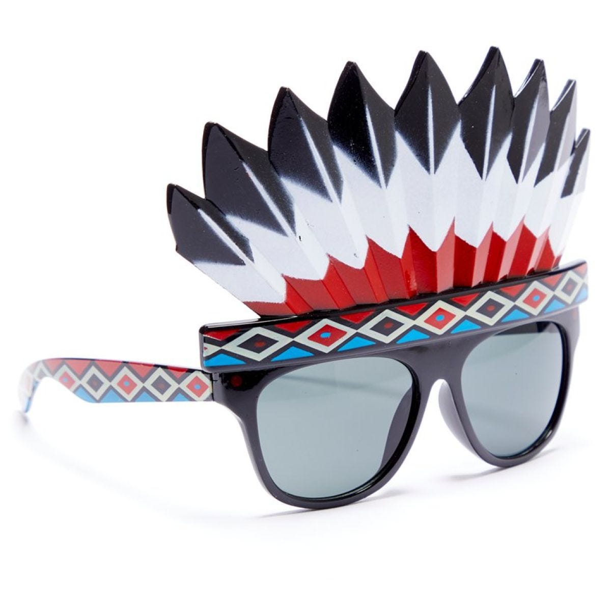 Wild  West Head Dress Glasses