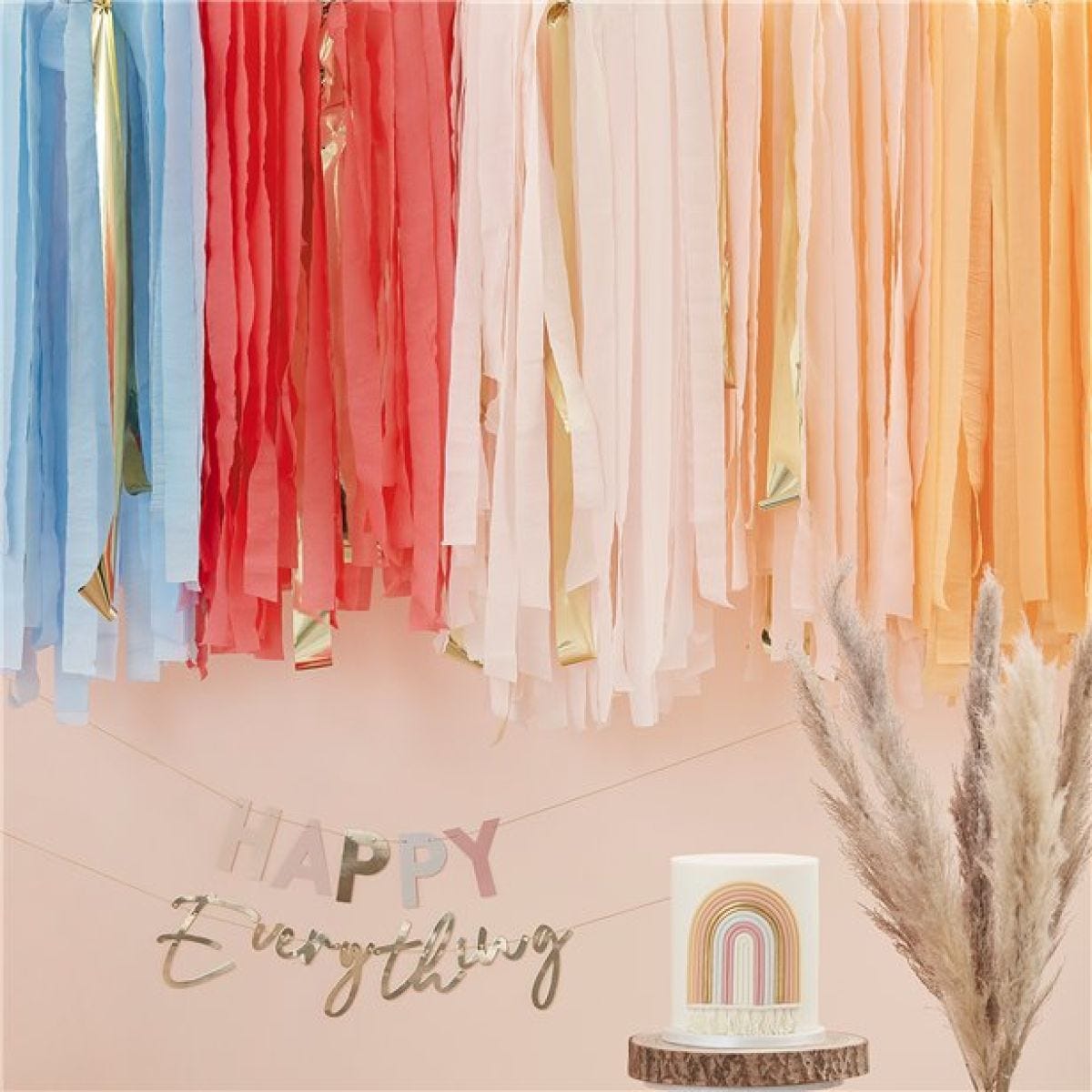 Pastel Rainbow Ceiling Steamers