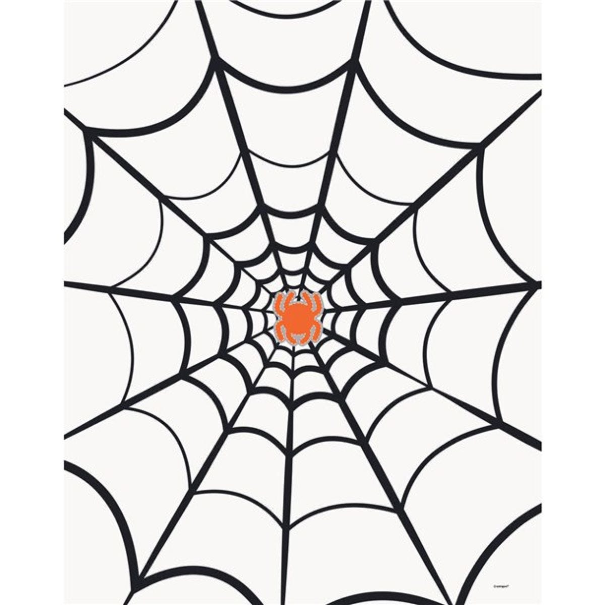 Pin the Spider on the Web Party Game