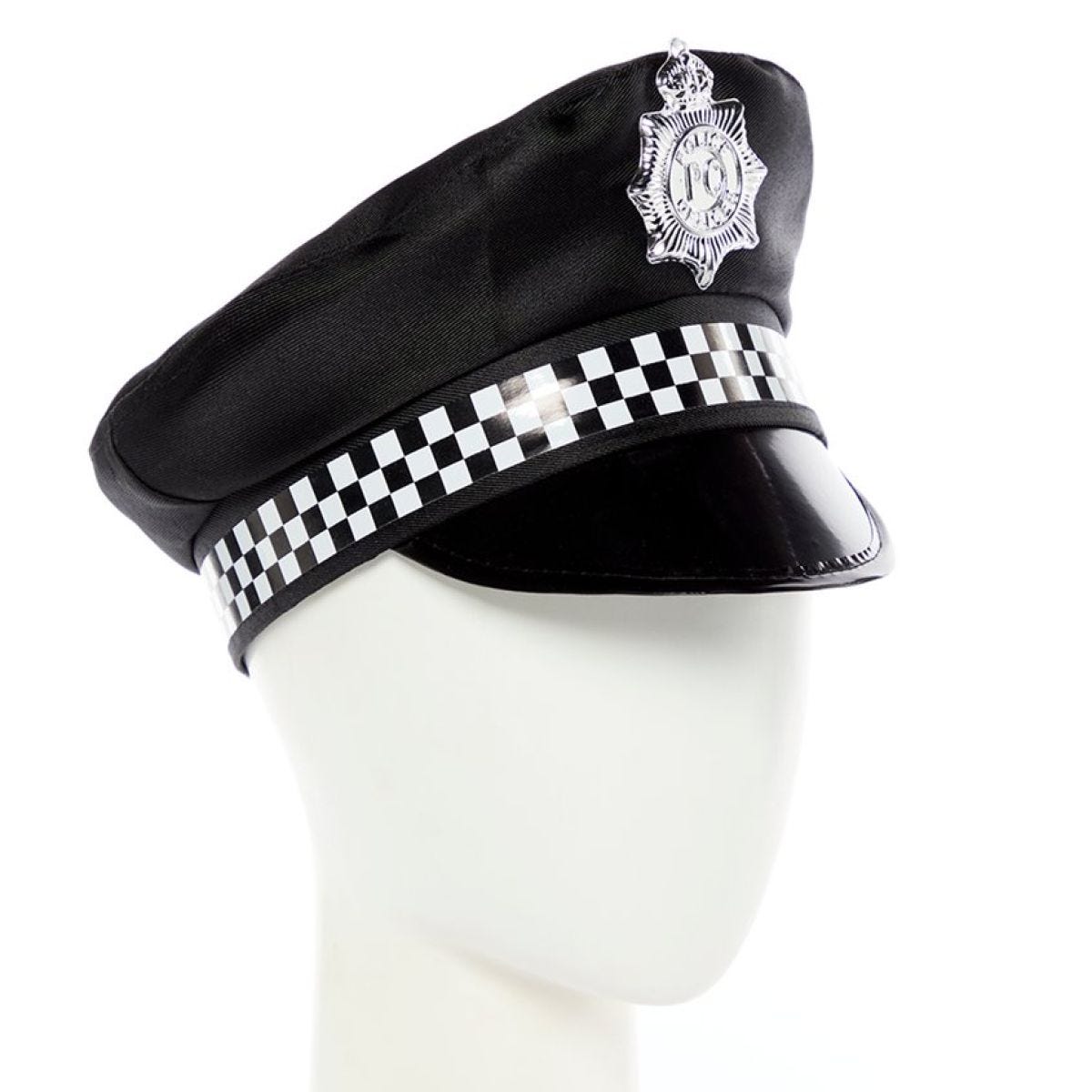 Black Police Hat - Child