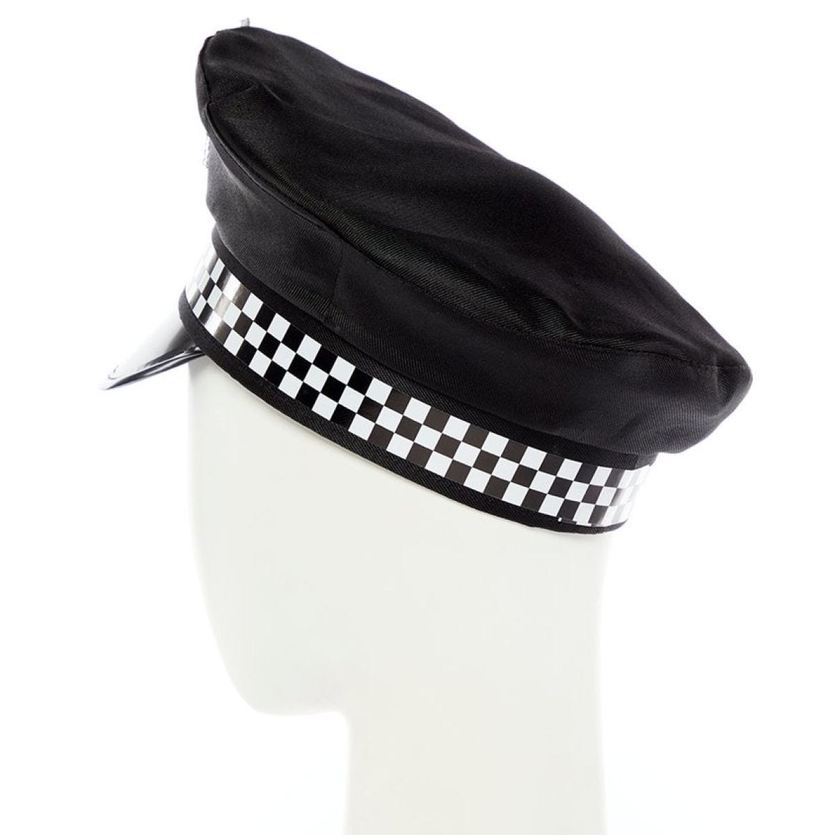 Black Police Hat - Child