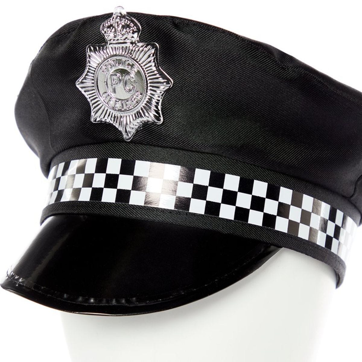 Black Police Hat - Child