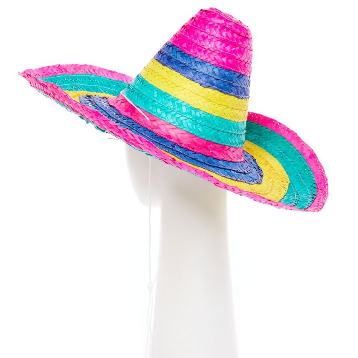 Multicoloured  Mexican Sombrero