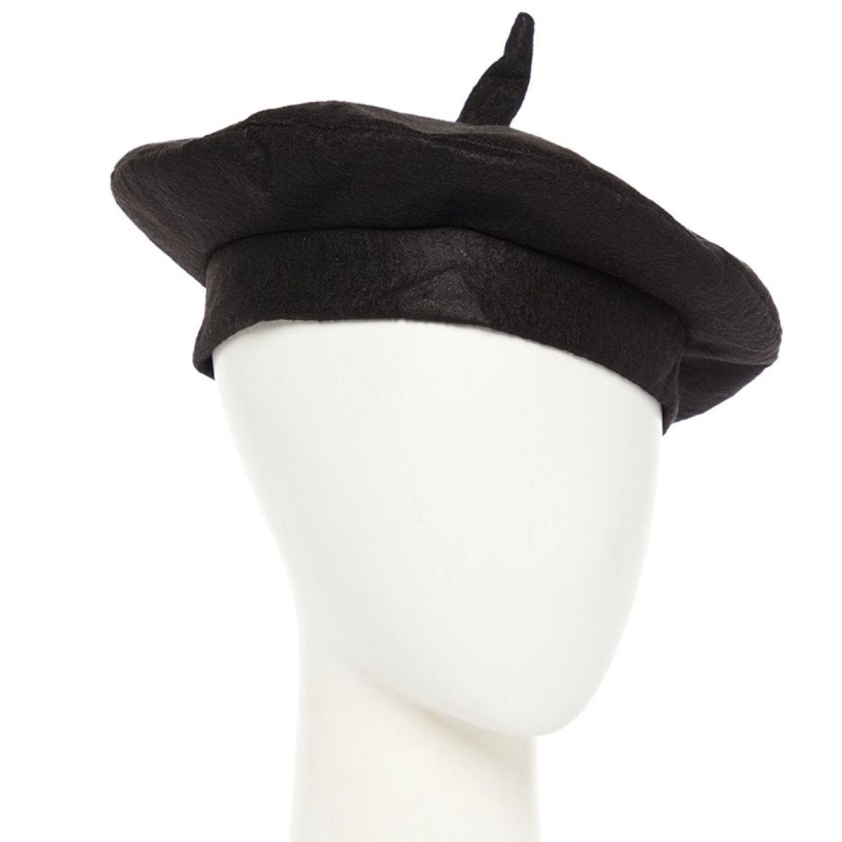 Black Beret Hat