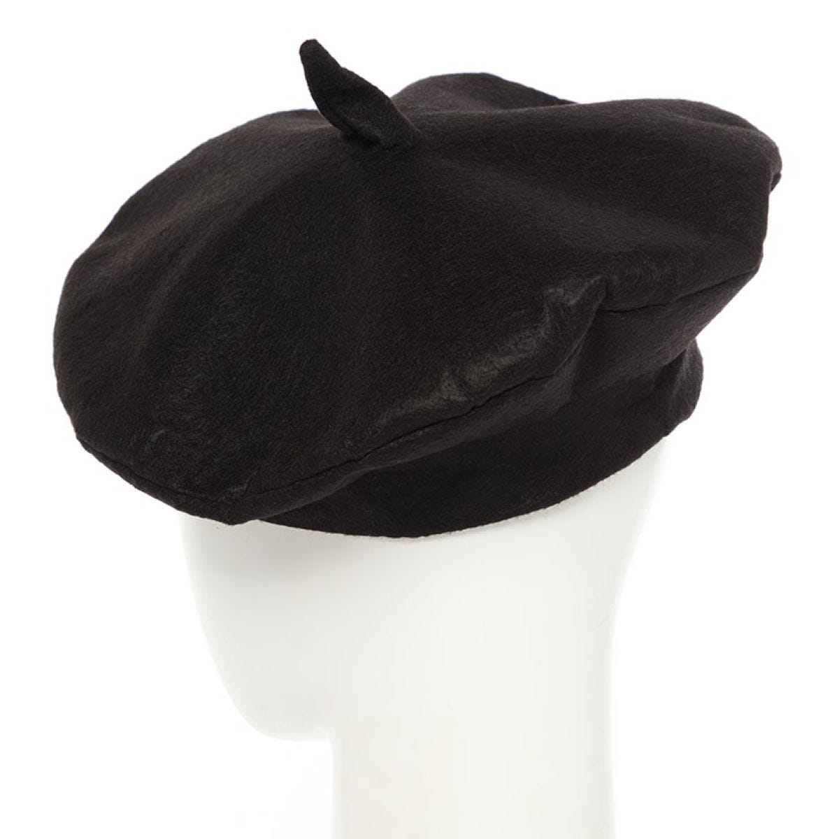 Black Beret Hat