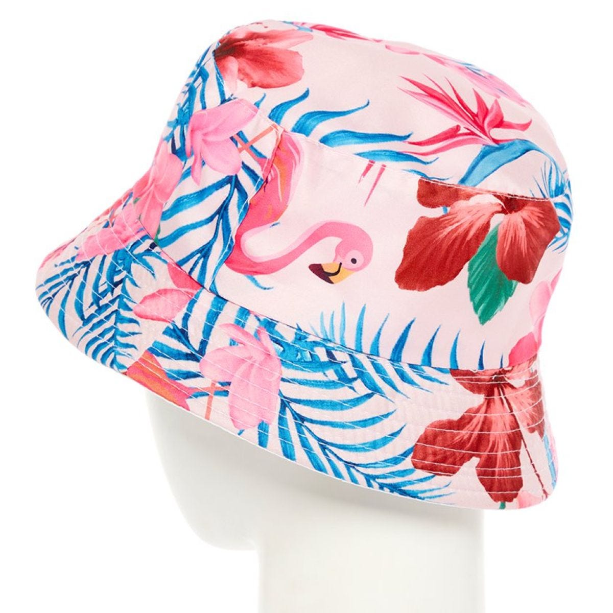 Hawaiian Flamingos Bucket Hat