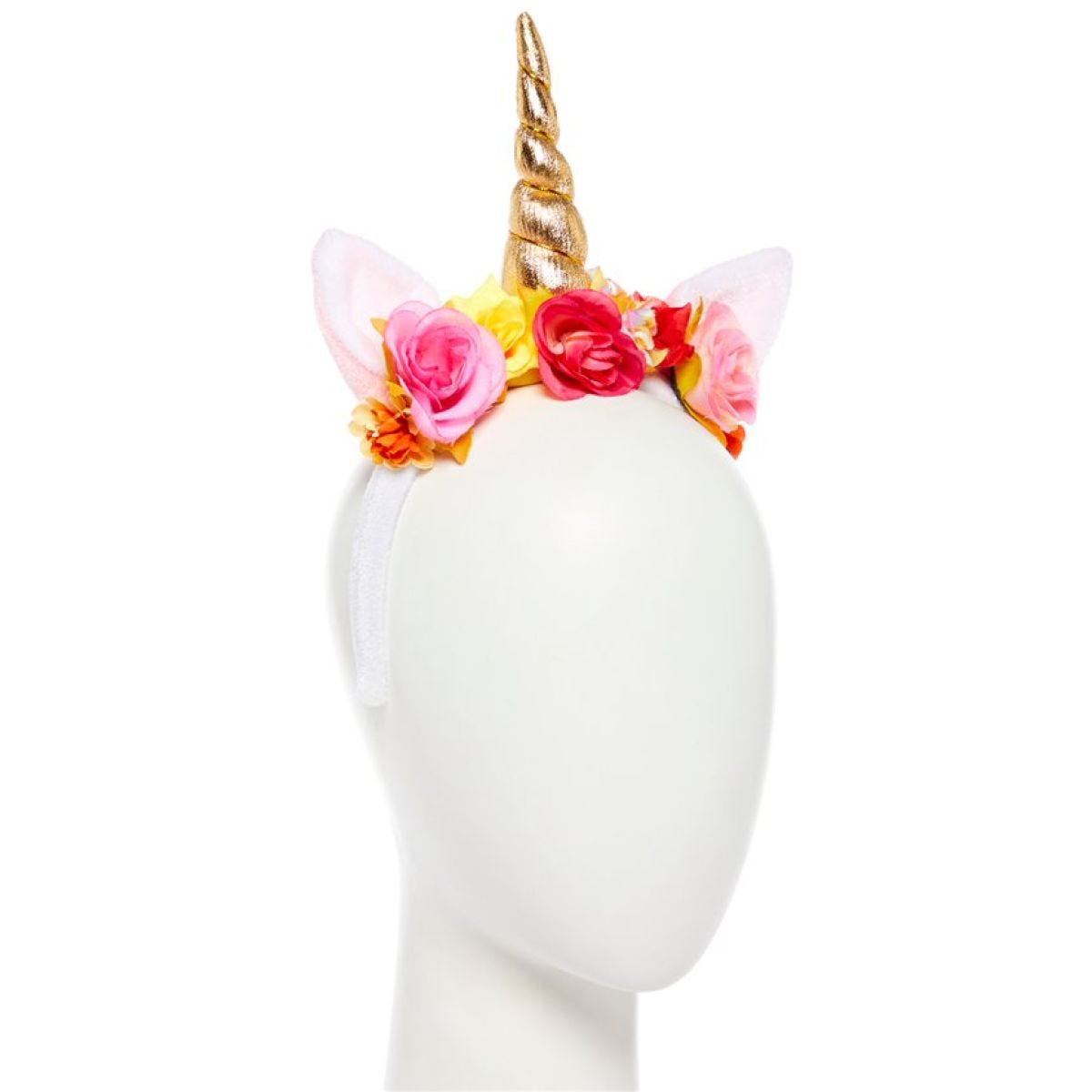 Rose  Flower Unicorn Headband