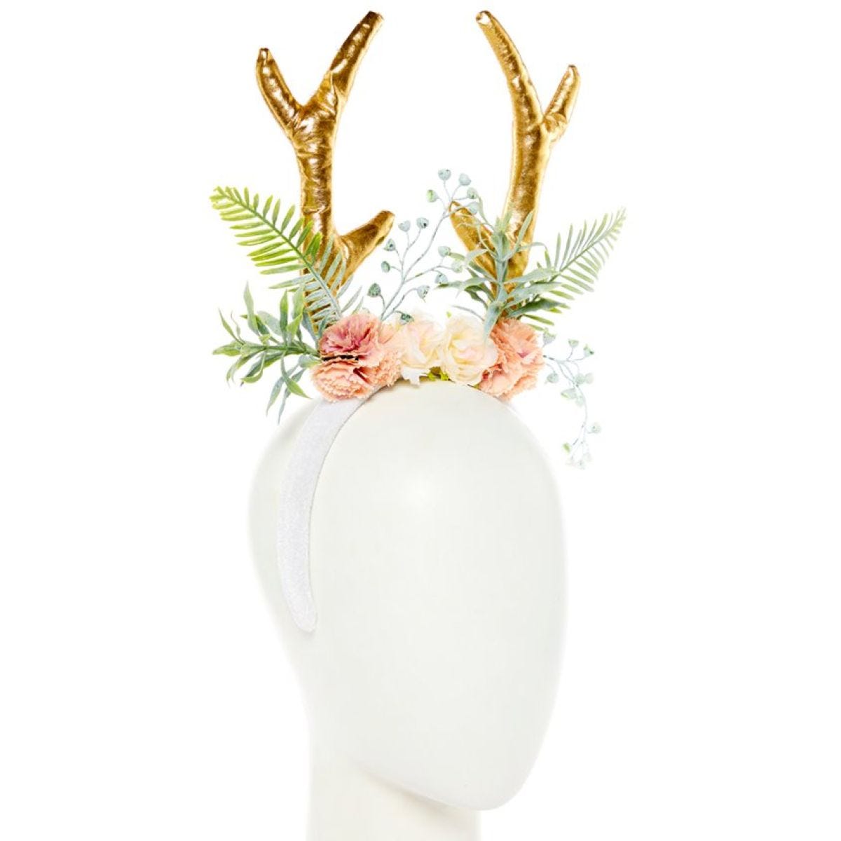 Floral Reindeer Tiara